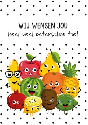 Beterschapskaart familie fruit