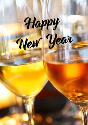 Happy new year cheers nieuwjaarskaart