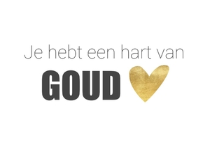 Hart van goud kaart 