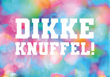 Dikke knuffel hippe achtergrond