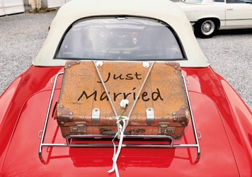 Justmarried cabrio koffer