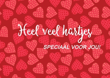 Heel veel hartjes speciaal