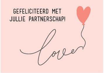 Kaart voor geregistreerd partnerschap