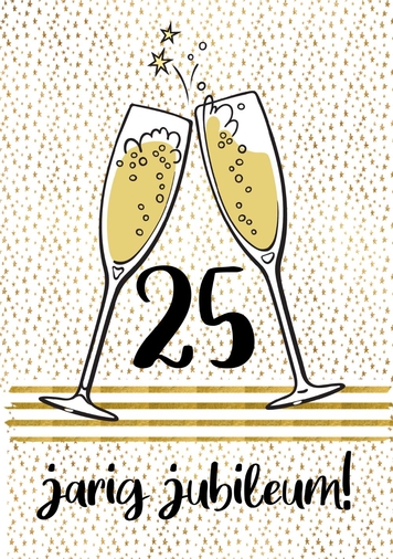 25 jaar - champagne