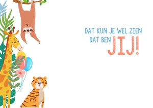 Feest met de jungle dieren