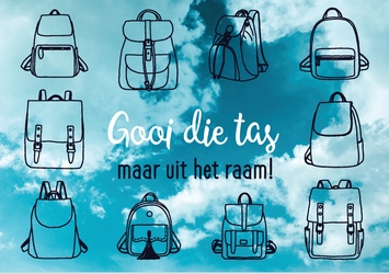 Gooi die tas uit het raam