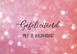 Ballon verjaardag - Glitter and Glamour