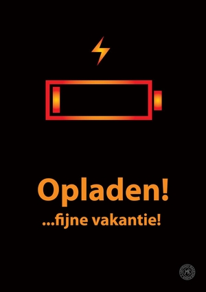 Vakantie kaart opladen batterij