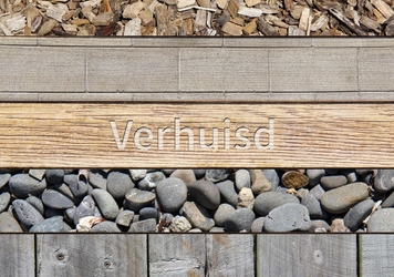 Verhuiskaart steen en hout