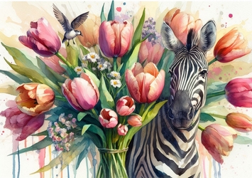 tulpenkaart_zebra_versjevanvers